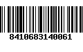 Código de Barras 8410683140061