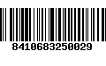 Código de Barras 8410683250029