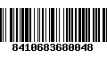 Código de Barras 8410683680048