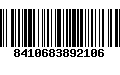 Código de Barras 8410683892106