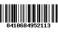 Código de Barras 8410684952113