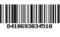 Código de Barras 8410693034510