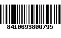 Código de Barras 8410693800795