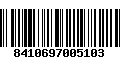 Código de Barras 8410697005103