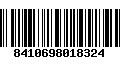 Código de Barras 8410698018324