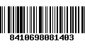 Código de Barras 8410698081403