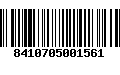 Código de Barras 8410705001561