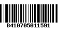 Código de Barras 8410705011591