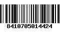 Código de Barras 8410705014424