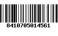 Código de Barras 8410705014561