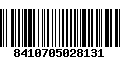 Código de Barras 8410705028131