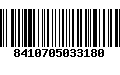 Código de Barras 8410705033180