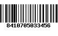 Código de Barras 8410705033456