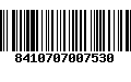 Código de Barras 8410707007530