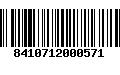 Código de Barras 8410712000571