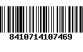 Código de Barras 8410714107469