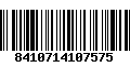 Código de Barras 8410714107575