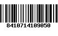 Código de Barras 8410714109050