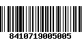 Código de Barras 8410719005005