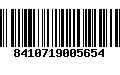 Código de Barras 8410719005654