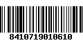 Código de Barras 8410719010610