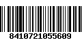Código de Barras 8410721055609