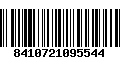 Código de Barras 8410721095544