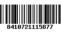 Código de Barras 8410721115877