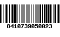 Código de Barras 8410739050023