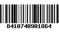 Código de Barras 8410740901864