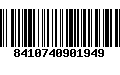 Código de Barras 8410740901949