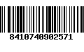 Código de Barras 8410740902571