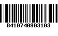 Código de Barras 8410740903103