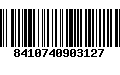 Código de Barras 8410740903127