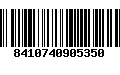 Código de Barras 8410740905350