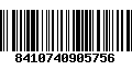 Código de Barras 8410740905756