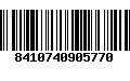 Código de Barras 8410740905770