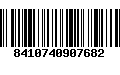 Código de Barras 8410740907682