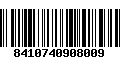 Código de Barras 8410740908009