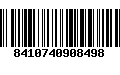 Código de Barras 8410740908498