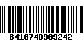 Código de Barras 8410740909242