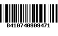 Código de Barras 8410740909471