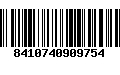 Código de Barras 8410740909754