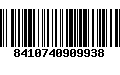 Código de Barras 8410740909938