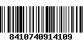 Código de Barras 8410740914109