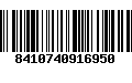 Código de Barras 8410740916950