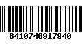 Código de Barras 8410740917940