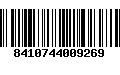 Código de Barras 8410744009269