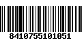 Código de Barras 8410755101051