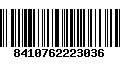 Código de Barras 8410762223036